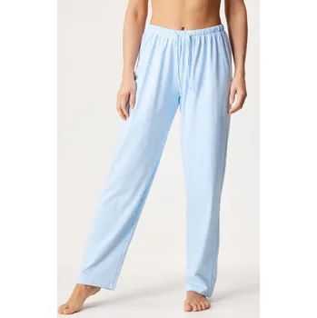 Dámské pyžamo Astratex Bavlněné pyžamové kalhoty Blue Dream modrobílá XL