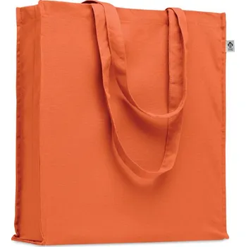 Nákupní taška z bio bavlny - BENTE COLOUR, oranžová