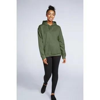 Pánské oblečení Gildan Softstyle® Midweight Fleece Adult Hoodie, zelená (Military Green)