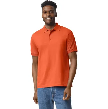 Čepice Gildan Dryblend® Adult Jersey Polo - New Model, oranžová (Orange)