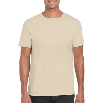 Pánské tričko Gildan Softstyle® Adult T-shirt, hnědá (Sand)