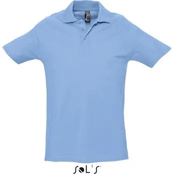 Pánská košile Sol's Spring Ii - Men’s Pique Polo Shirt, modrá (Light Blue)