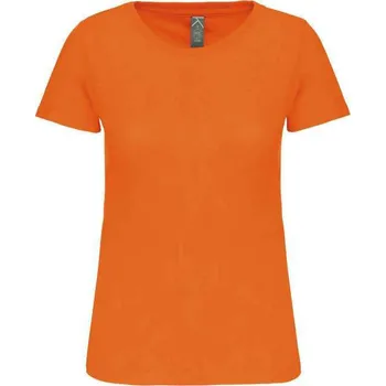 Dámské tričko Kariban Ladies' Bio150ic Crew Neck T-shirt, oranžová (Tennessee Orange)