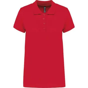Kariban Ladies’ Short-sleeved PiquÉ Polo Shirt, červená (Cherry Red)
