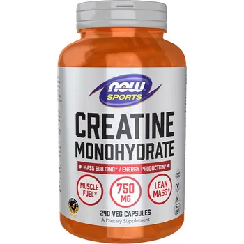 Fitness strava Now Foods Creatine Monohydrate 750 240 kapslí
