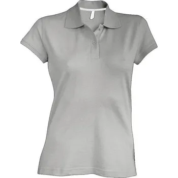 Kariban Ladies' Short-sleeved Polo Shirt, šedá (Ice Grey)