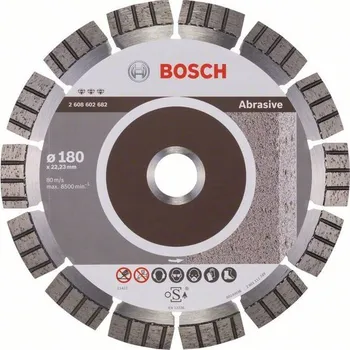 Řezný kotouč BOSCH Diamantový rezací kotouc Best for Abrasive 180 x 22,23 x 2,4 x 12 mm