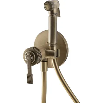Sapho VERSI podomítková bidetová baterie se Stop sprškou, bronz RV013/18