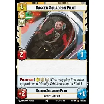 Sběratelská karetní hra Dagger Squadron Pilot 196/202 - Jump to Lightspeed Typ karty: Standard