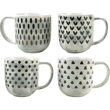 PROHOME - Hrnek 400ml 4ks