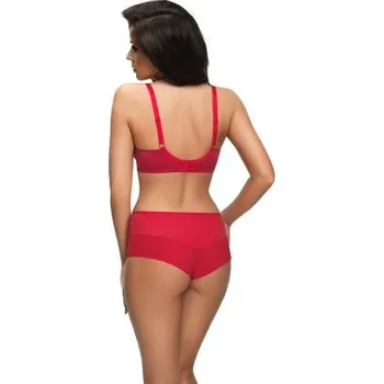 Podprsenka Nevyztužená podprsenka Gorsenia K496 Paradise Červená 100G