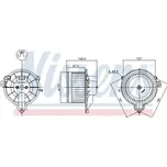 vnitřní ventilátor NISSENS 87572