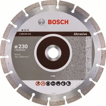 Řezný kotouč BOSCH Diamantový rezací kotouc Standard for Abrasive 230 x 22,23 x 2,3 x 10 mm