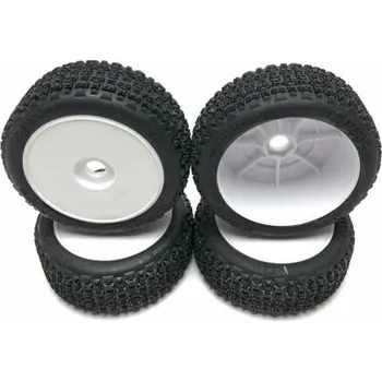 RC náhradní díl Kyosho Inferno MP9 V2 Readyset Glued on rim Tyres (4) (Unpackaged) - expresní doprava