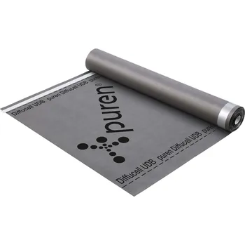 Tepelná izolace DIFFUCELL UDB - DHV 170g/m2 se samolepícími přesahy Puren