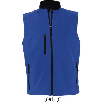 Pánská bunda Sol's Rallye Men - Sleeveless Softshell Jacket, modrá (Royal)