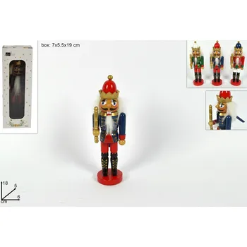 Vánoční dekorace PROHOME - Louskáček 18cm různé druhy