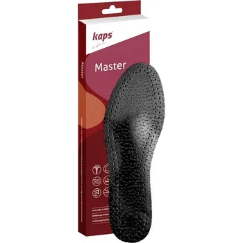 Ortopedické kožené vložky do bot černé Master Black 40