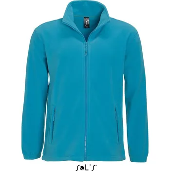 Sol's North Men - Zipped Fleece Jacket, modrá (Sapphire)