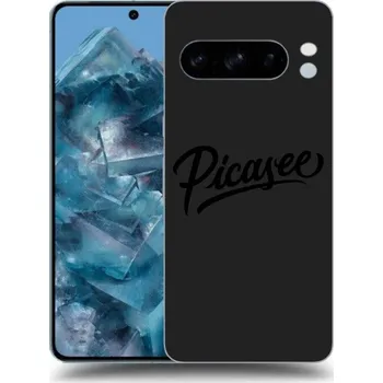 Pouzdro na mobilní telefon Picasee silikonový černý obal pro Google Pixel 9 Pro - Picasee - old logo - black