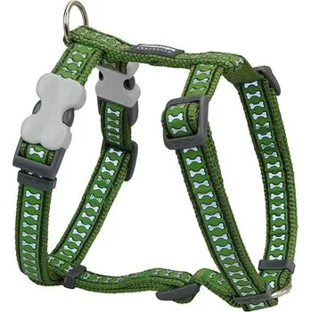 Postroj pro psa Postroj RD 25 mm x 56-80 cm - Bones Rfx - Zelená