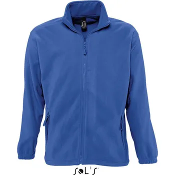 Sol's North Men - Zipped Fleece Jacket, modrá (Royal)