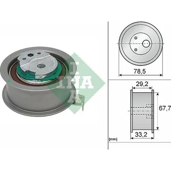Napínací kladka, ozubený řemen Schaeffler INA 531 0927 10