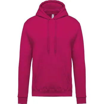 Pánská mikina Kariban Men’s Hooded Sweatshirt mikina, růžová (Heliconia)