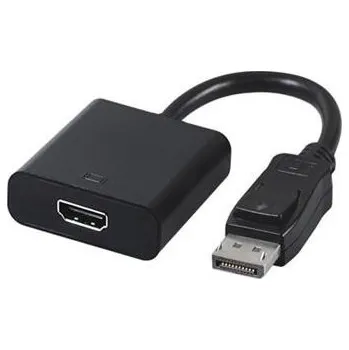 Video kabel GEMBIRD Kabelová redukce Displayport na HDMI, M/F, černá A-DPM-HDMIF-002