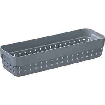 Úložný box PLAST TEAM - Košík úložný Seoul M šedý