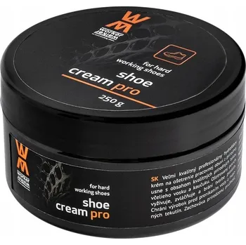 Tělový krém Profesionální hydrofobní krém na pracovní obuv, Shoe Cream Pro 250 ml, černý