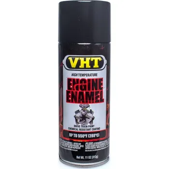 VHT Engine Enamel barva na motory do 288°C, černá lesklá, 312g