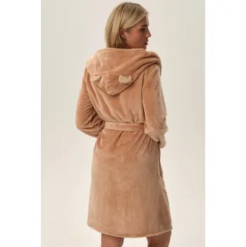 Dámský župan Dámský župan Henderson Fiora - s ušima Béžová 2XL