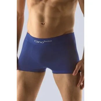 Boxerky Pánské boxerky Gina 53004P - Bambus Tmavě modrá S/M