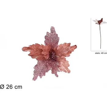 Vánoční dekorace PROHOME - Hvězda vánoční zápich 40cm