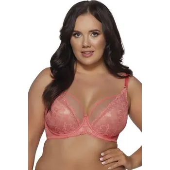 Podprsenka Nevyztužená podprsenka Ava Lingerie 1824 Soft Korálová 85G