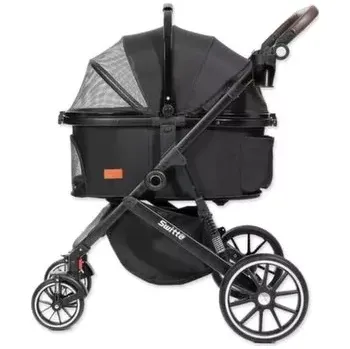 Kočárek pro psa Kenyone Kočárek černá konstrukce 62 x 90 x 108 cm