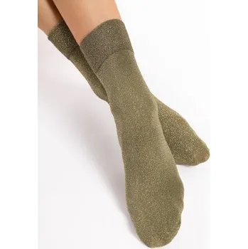 Dámské ponožky Dámské silonkové ponožky Fiore Brillo 60 DEN Zelená Uni