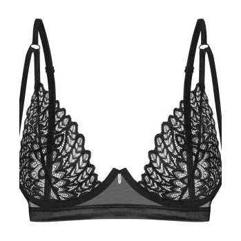 Dámské spodní prádlo Nevyztužená podprsenka Obsessive Donarella Černá XS/S