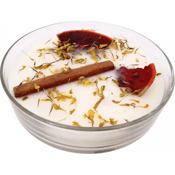 Svíčka Organická svíčka se třemi knotty Goji Moro Orange, 200 g