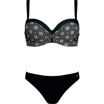 Dámské plavky Dvoudílné plavky Self S73 Barbados Černá 40C