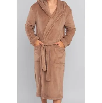 Chlapecký župan Chlapecký župan Italian Fashion Mimas - huňatý s kapucí Béžová 6 let