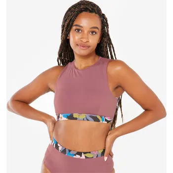 Dámské plavky OLAIAN Dámské plavky horní díl Carla 80D FIALOVÁ|RŮŽOVÁ