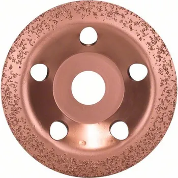 Brusný kotouč BOSCH Hrncový brusný kotouc se zrnem z tvrdého kovu 115 x 22,23 mm; jemný, šikmý