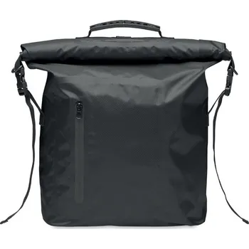 Městský batoh Vodotěsný rolovací RPET batoh - SCUBAROLL, černá