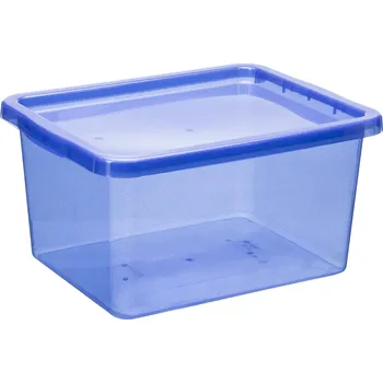 Úložný box PLAST TEAM - Box BASIC 20L Purple Glitter