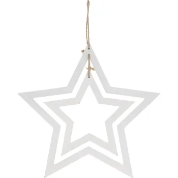 Vánoce Hvězda závěsná 31cm