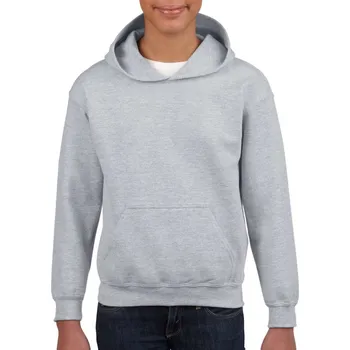Pánská móda Gildan Heavy Blend™ Youth Hooded Sweatshirt mikina, šedá (Sport Grey)