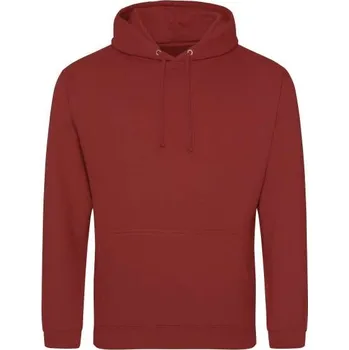 Pánská mikina Just Hoods College Hoodie, červená (Garnet)