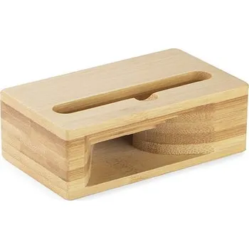 Eko stojan na telefon s reproduktorem RESONA, béžová